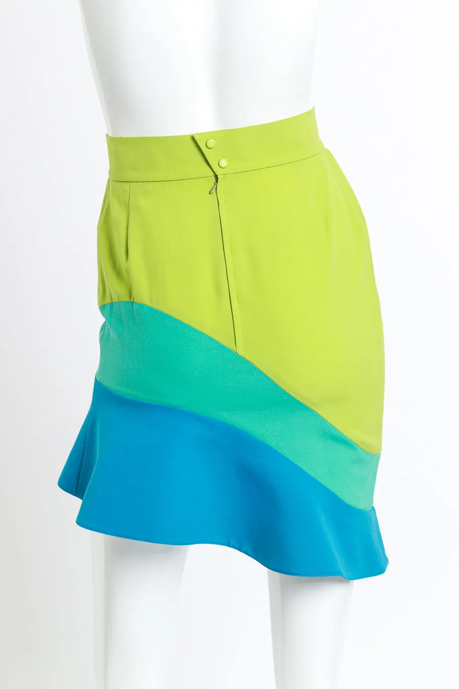 1990 S/S 'Arc En Ciel' Rainbow Jacket & Skirt Suit