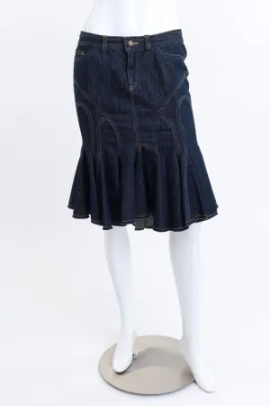 2004 S/S "Deliverance" Trumpet Denim Skirt