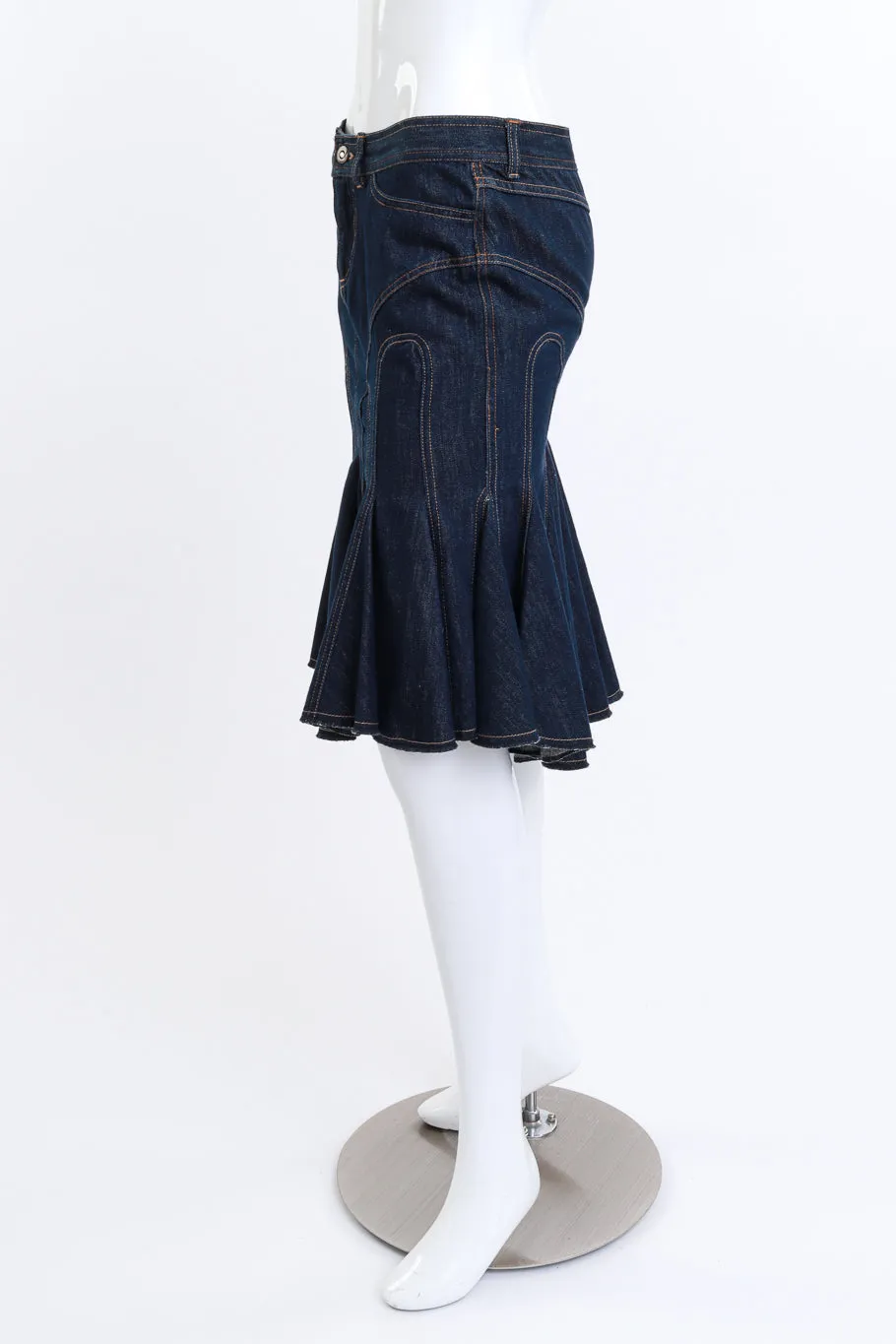 2004 S/S "Deliverance" Trumpet Denim Skirt