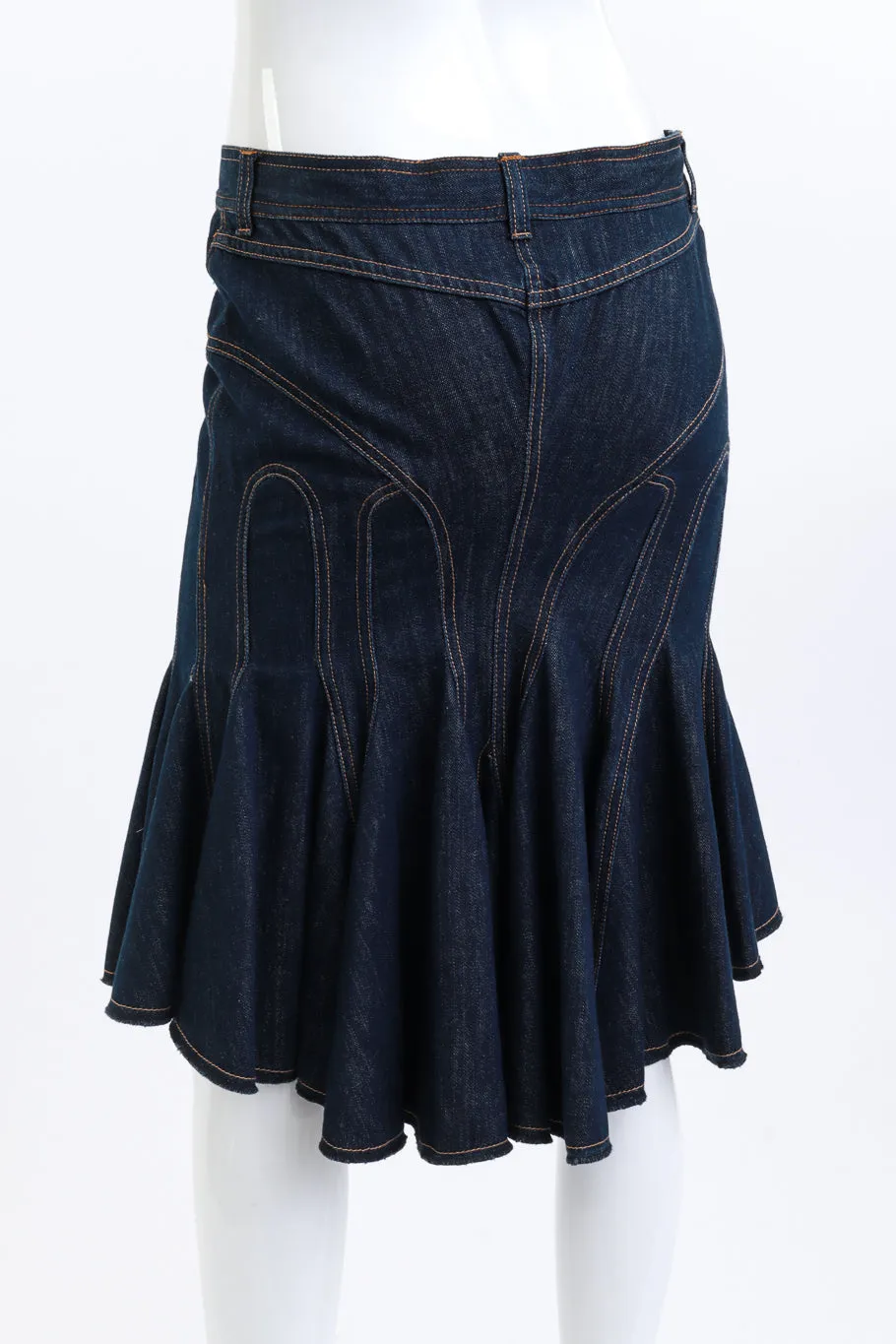 2004 S/S "Deliverance" Trumpet Denim Skirt