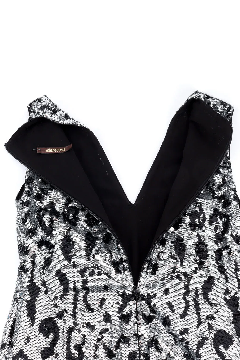 2016 Resort Collection Snow Leopard Sequin Gown