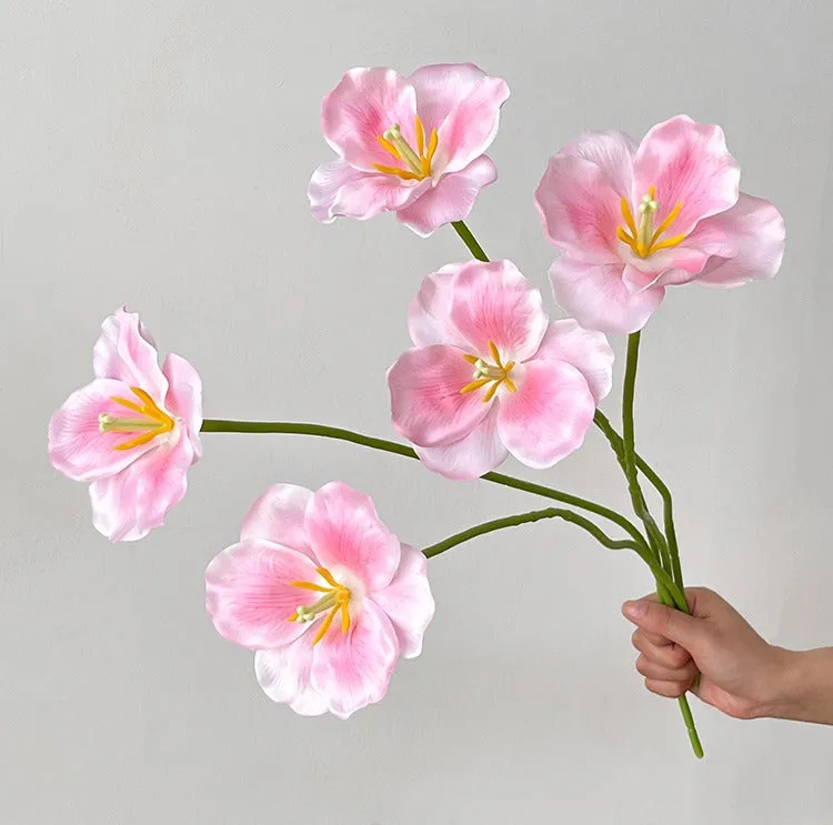 3D Printed Single Open Petal Artificial Flower