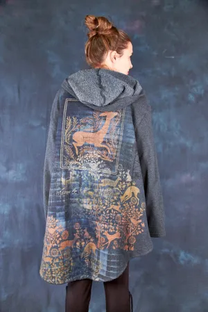5270 Hi/Lo Utility Jacket-Soot-Enchanted Forest