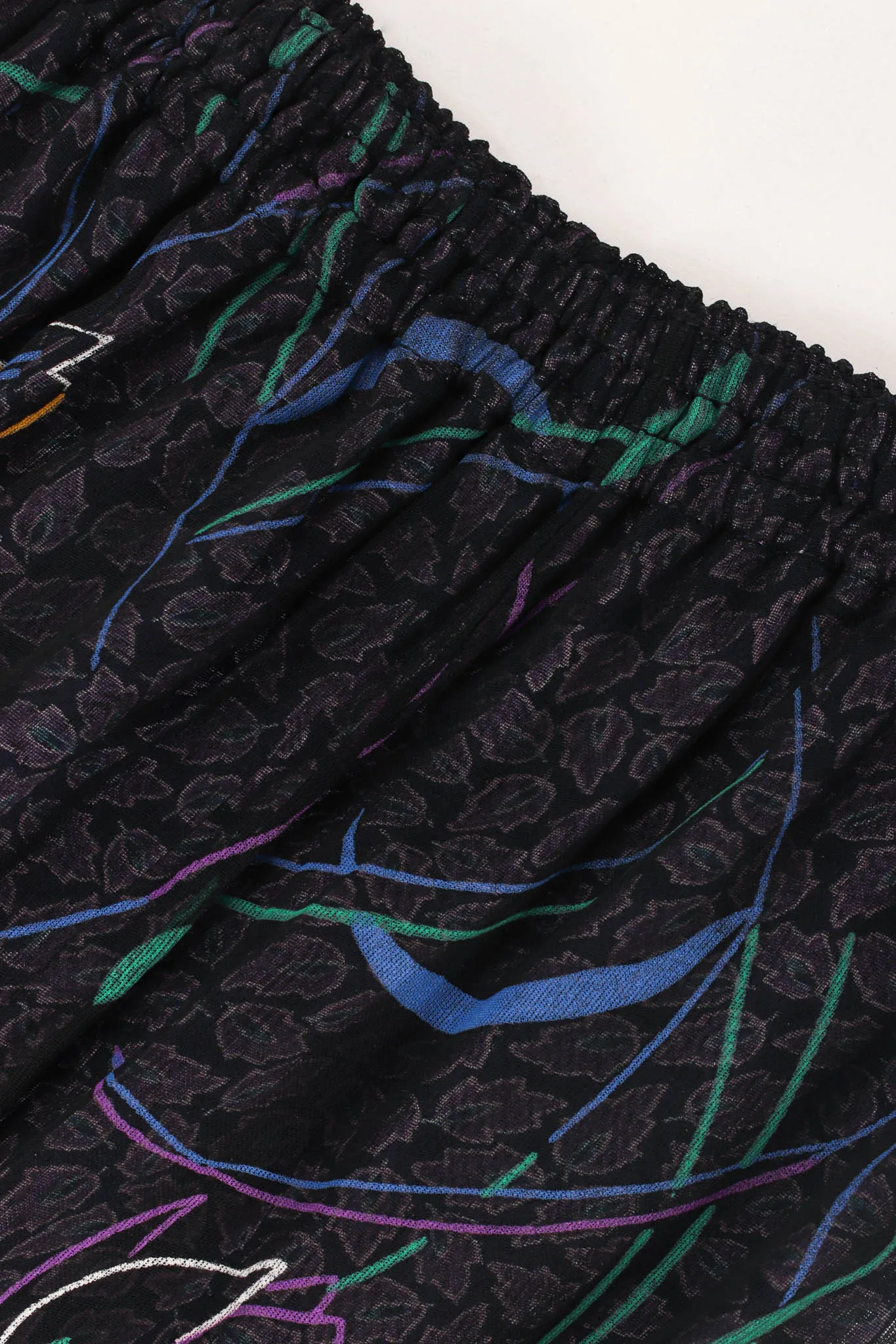 Abstract Tulip Leaf Skirt