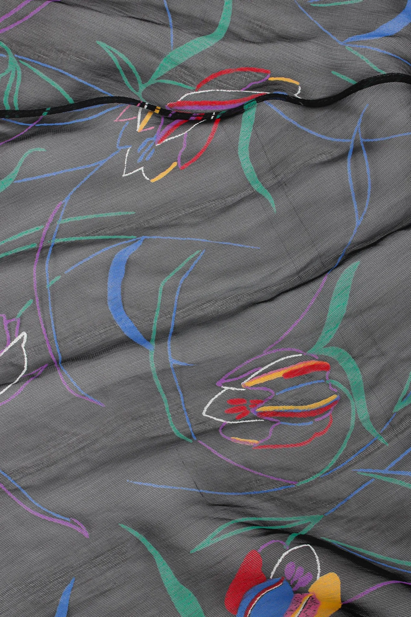 Abstract Tulip Leaf Skirt