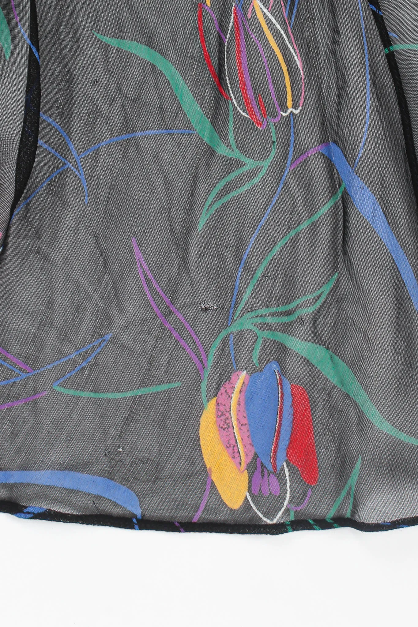Abstract Tulip Leaf Skirt