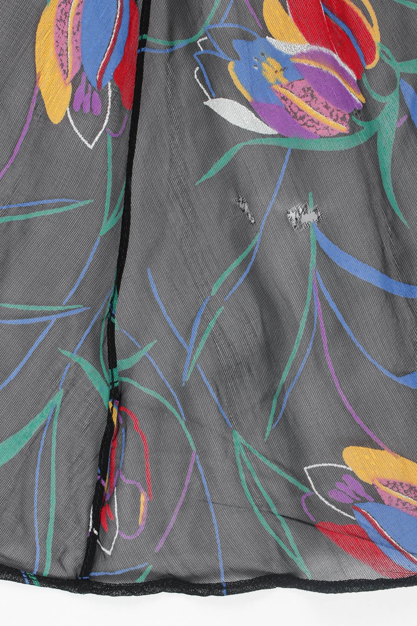 Abstract Tulip Leaf Skirt