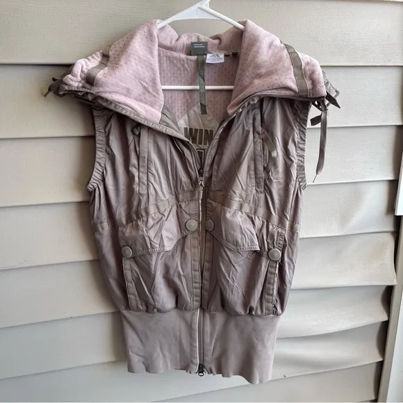 Adidas Stella McCartney Women's Active Utility Zip Nylon Insulated Vest Sz Small