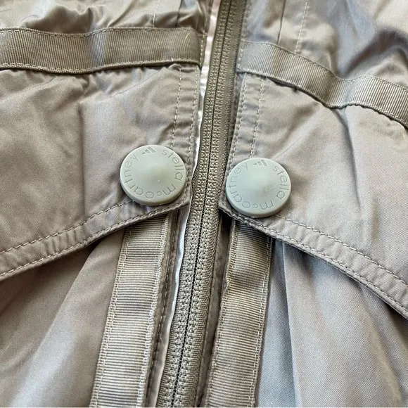 Adidas Stella McCartney Women's Active Utility Zip Nylon Insulated Vest Sz Small