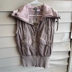 Adidas Stella McCartney Women's Active Utility Zip Nylon Insulated Vest Sz Small
