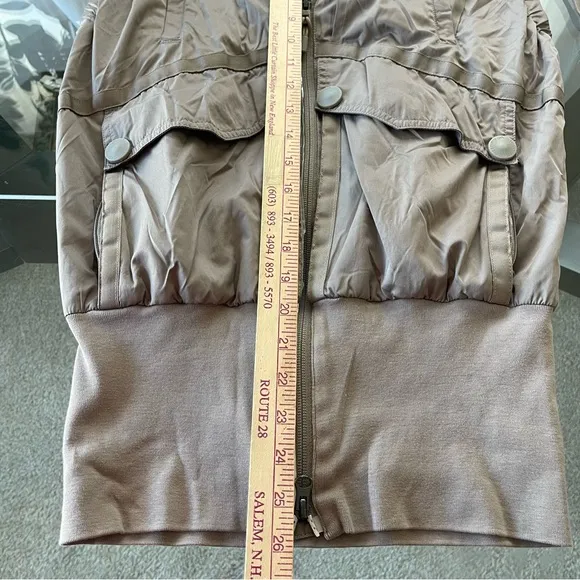 Adidas Stella McCartney Women's Active Utility Zip Nylon Insulated Vest Sz Small