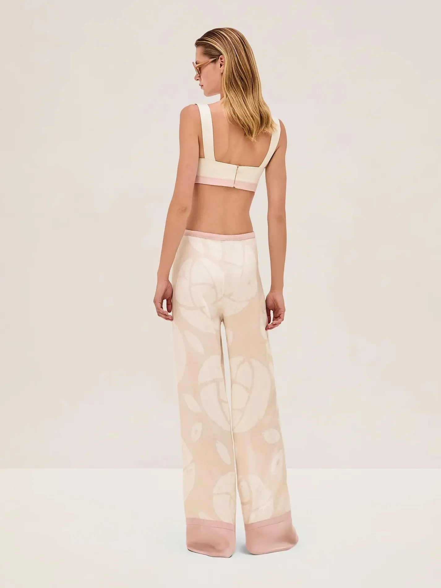 Alexis West Top in Pearl White
