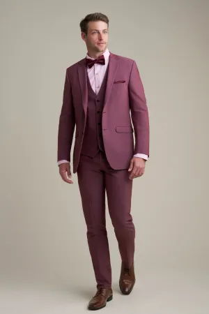 Allure Men Suit - Burgundy