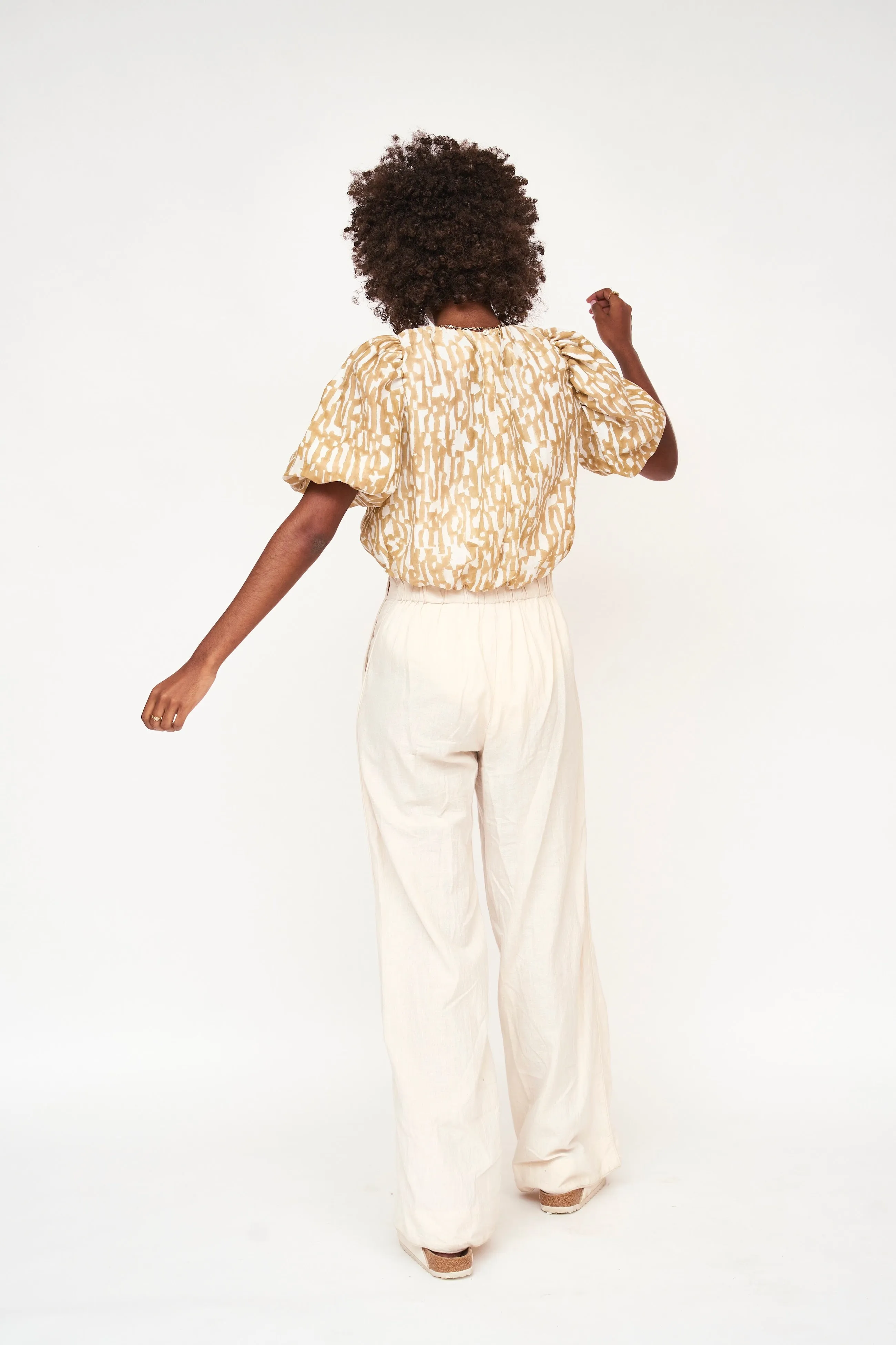 Andaman Bubble Top in Driftwood