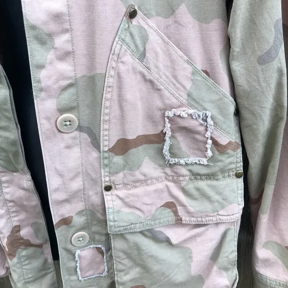 Anthropologie Lida utility camo jacket