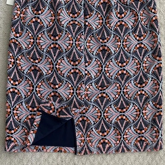 Anthropologie Moulinette Soeurs Svetla Lace Pencil Skirt Navy Size 14 NWT