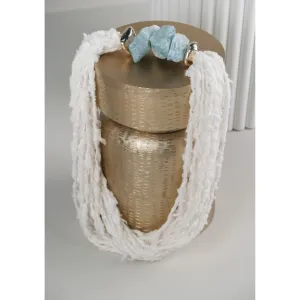 AQUAMARINE TABLE NECKLACE