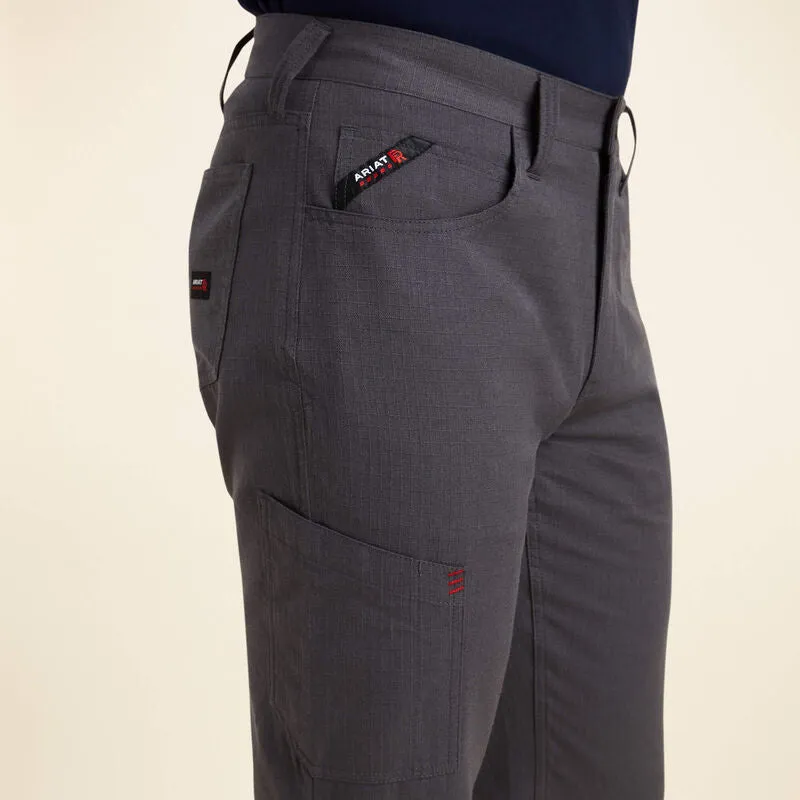 Ariat Men's Flame Resistant M4 Relaxed Crossfire Straight Pant Grey - 10043153