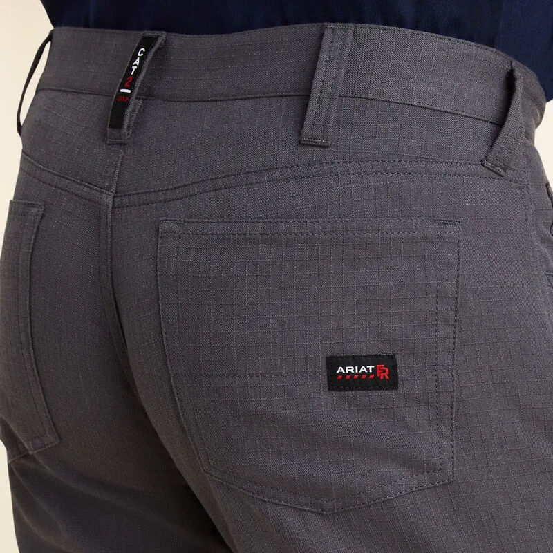 Ariat Men's Flame Resistant M4 Relaxed Crossfire Straight Pant Grey - 10043153