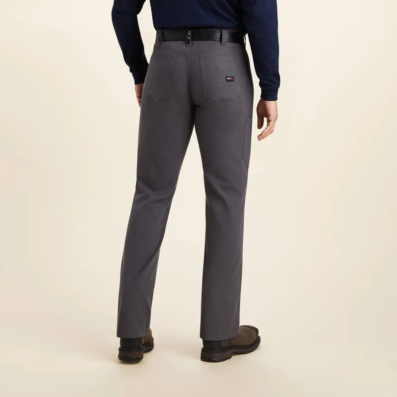 Ariat Men's Flame Resistant M4 Relaxed Crossfire Straight Pant Grey - 10043153