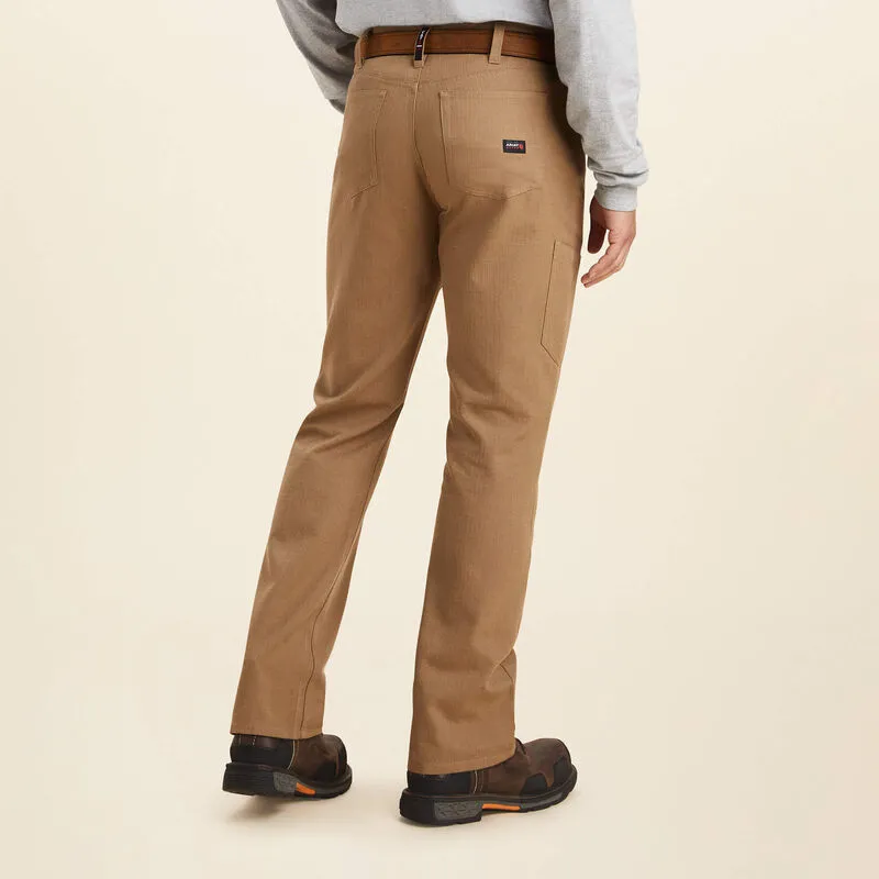 Ariat Men's Flame Resistant M4 Relaxed Crossfire Straight Pant Khaki - 10043152