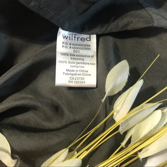 ARITZIA WILFRED Tulip Silk Skirt
