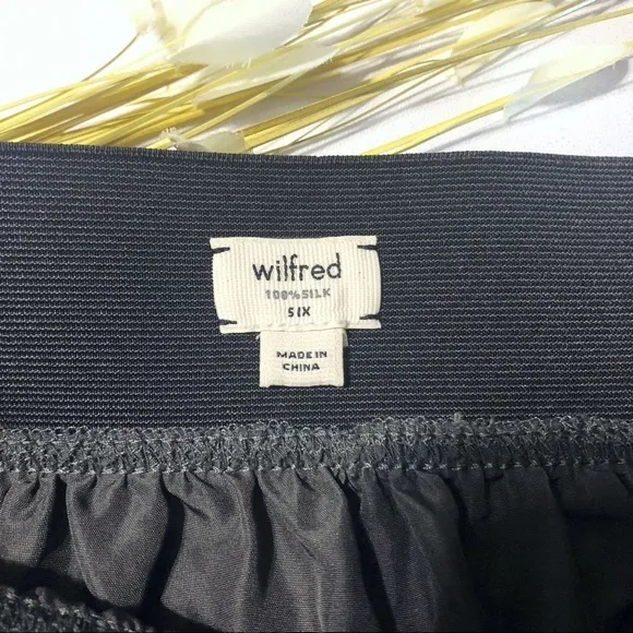ARITZIA WILFRED Tulip Silk Skirt