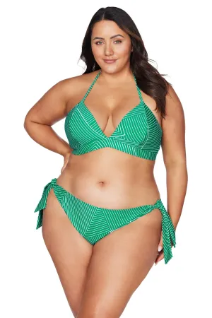 Artesands Linear Perspective Tie Side Bikini Pant