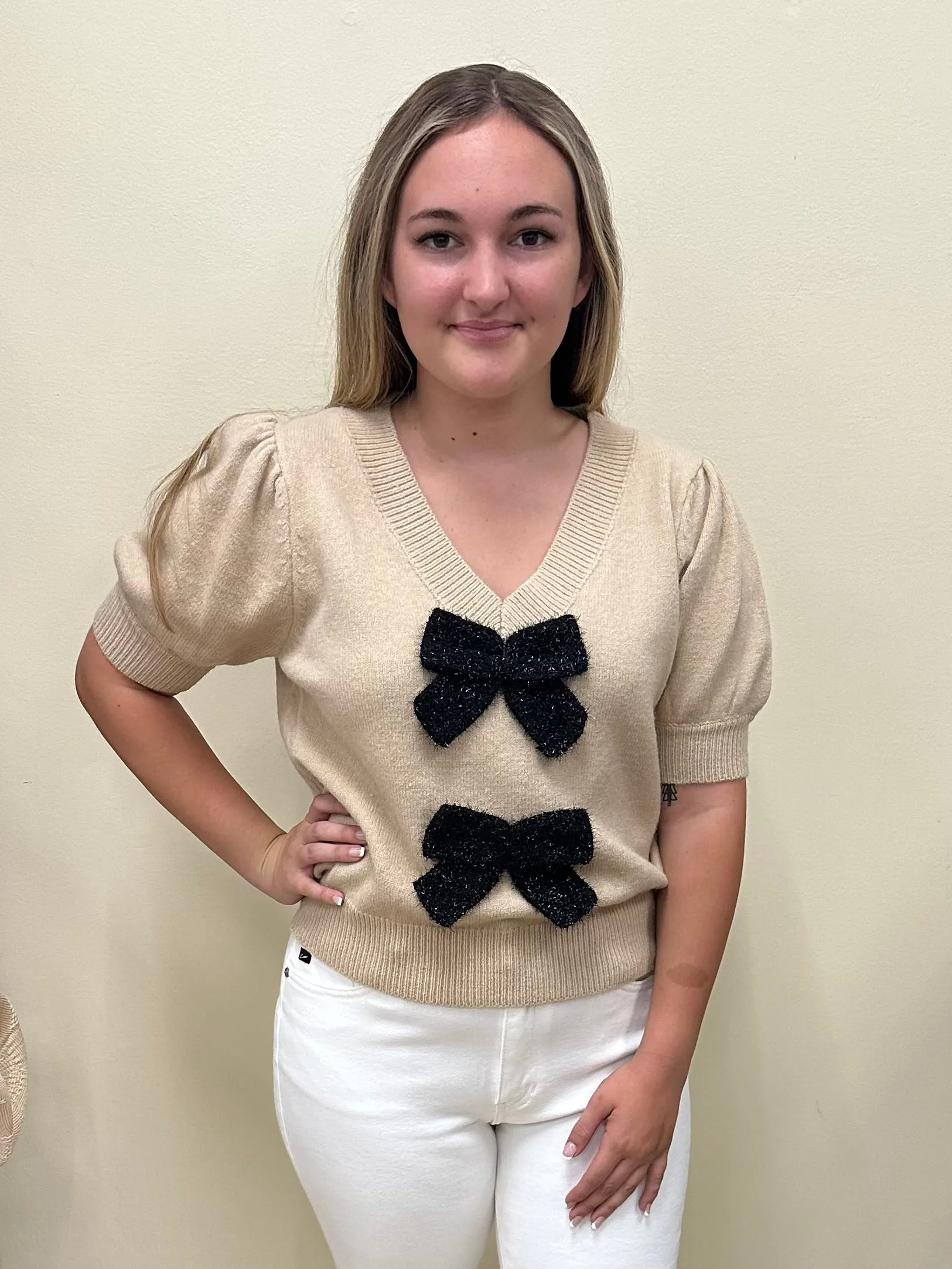 Avalon puff Sleeve sweater