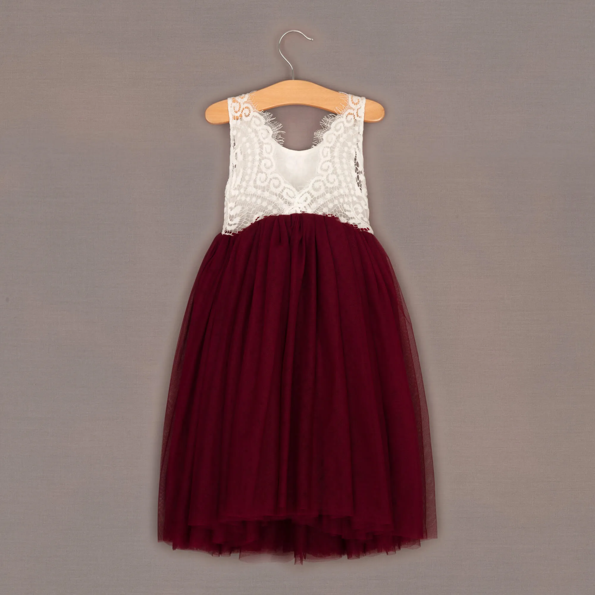 Baby Bohemian Classic Dress - Tea Length / Full Length - Wine