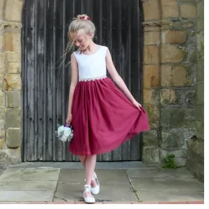 Baby Bohemian Classic Dress - Tea Length / Full Length - Wine