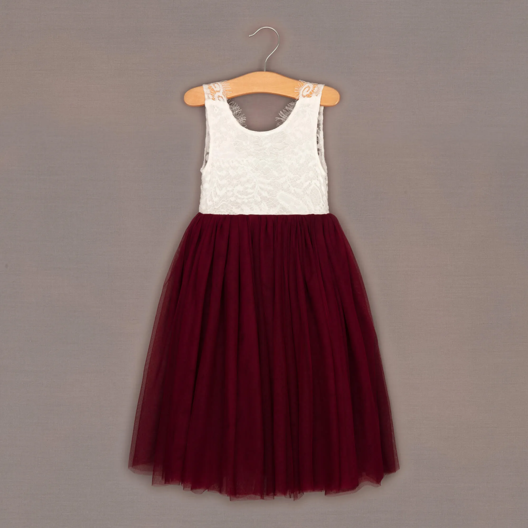 Baby Bohemian Classic Dress - Tea Length / Full Length - Wine