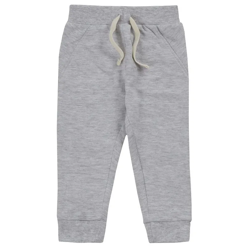 BABY ORGANIC COTTON JOG PANT-GREY (3-18 MONTHS) (PK6) 12SL003