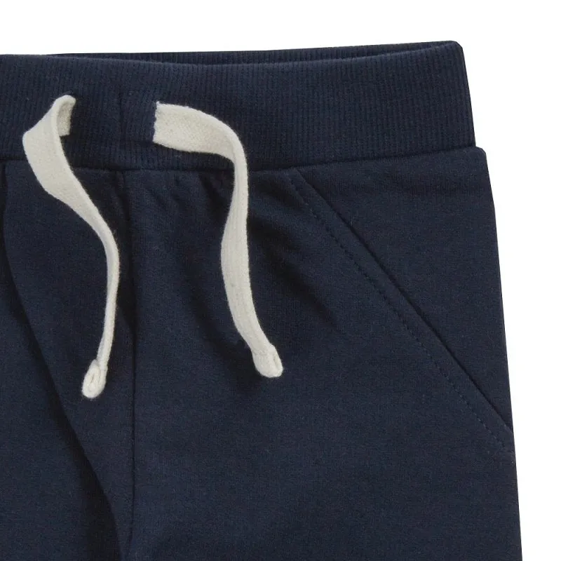 BABY ORGANIC COTTON JOG PANT-NAVY (3-18 MONTHS) (PK6) 12SL002