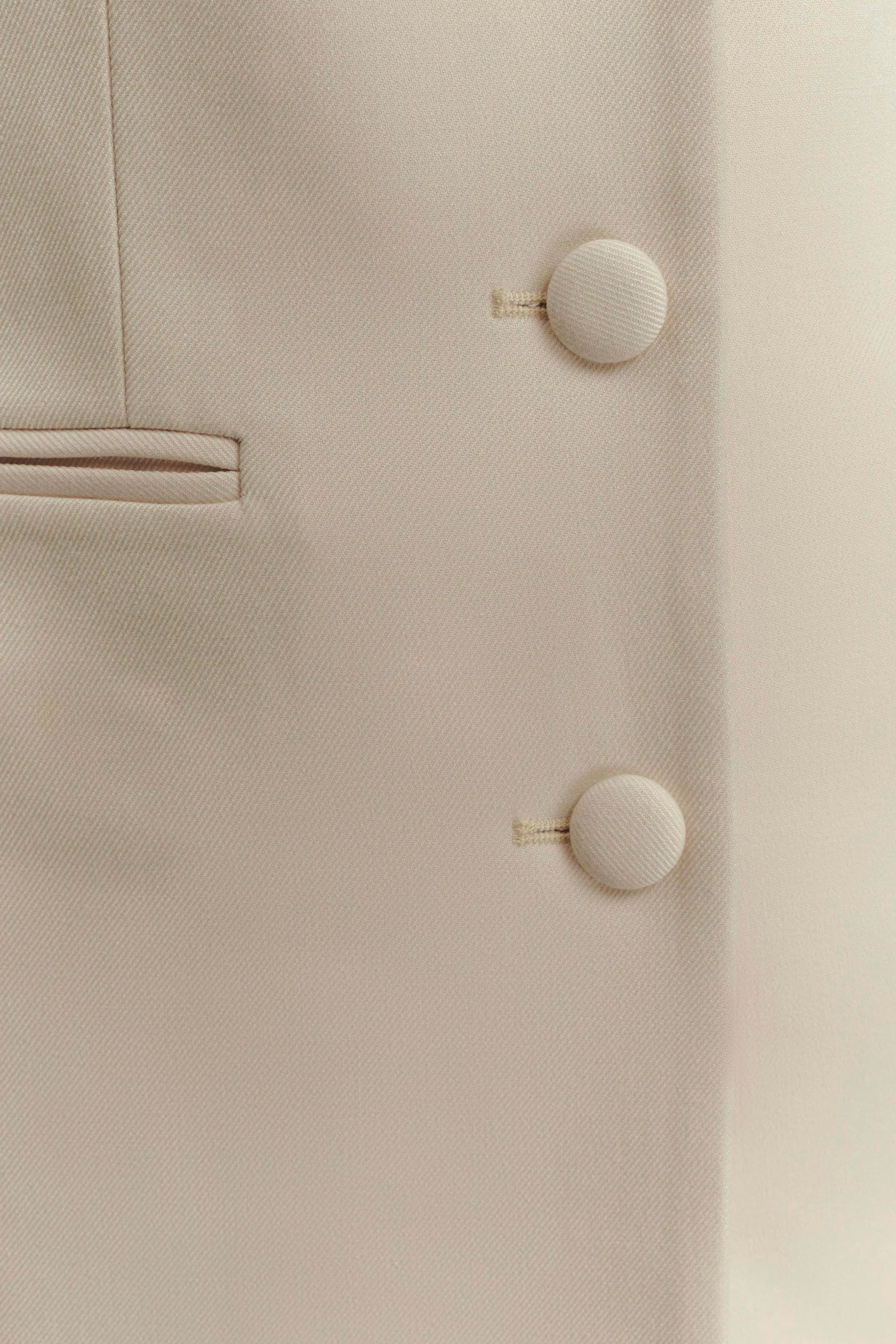 Bellamy Cinched Blazer - Buttermilk