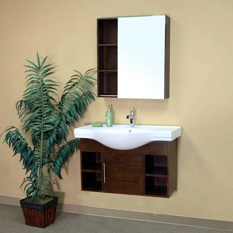 Bellaterra Home Langdon 29.5" x 31.5" Surface Mounted Medicine Cabinet