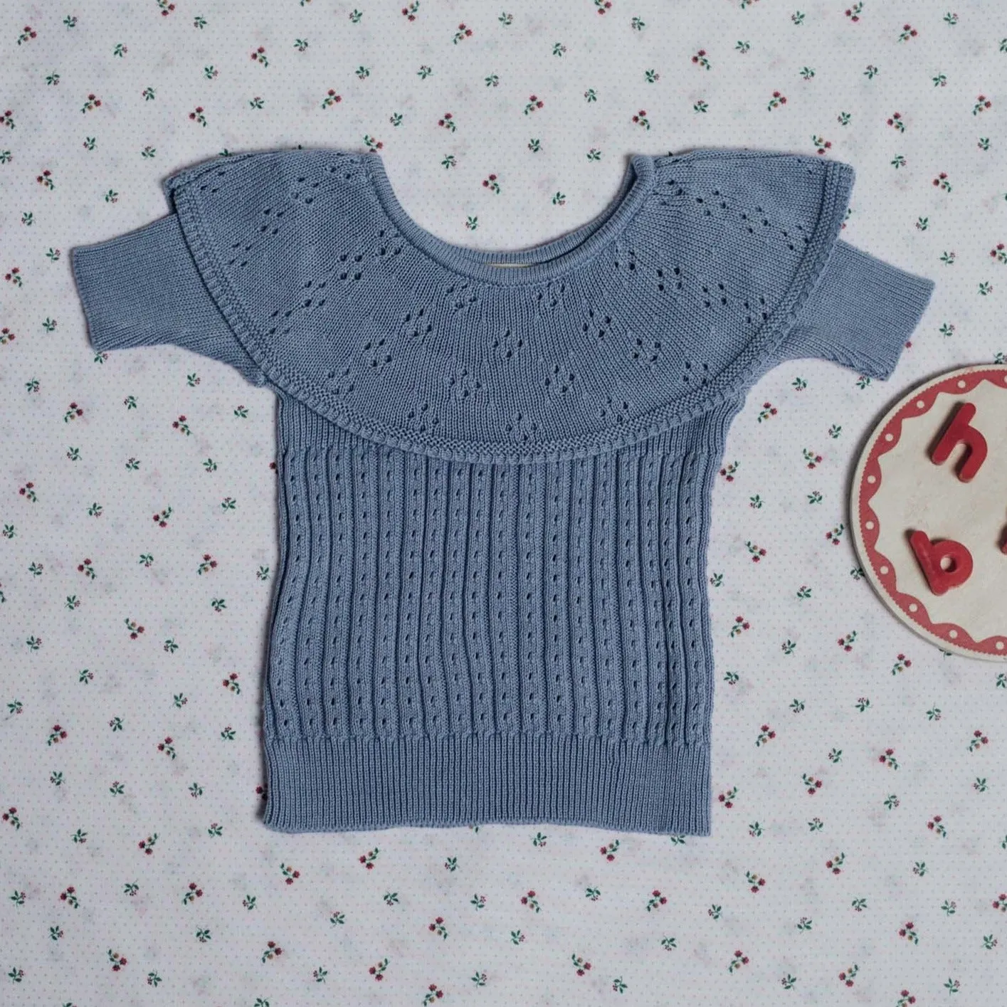 Blue Sweater by Birinit Petit
