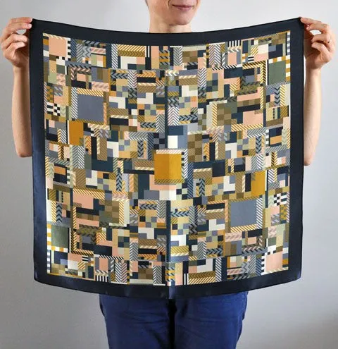 Blues Silk Scarf