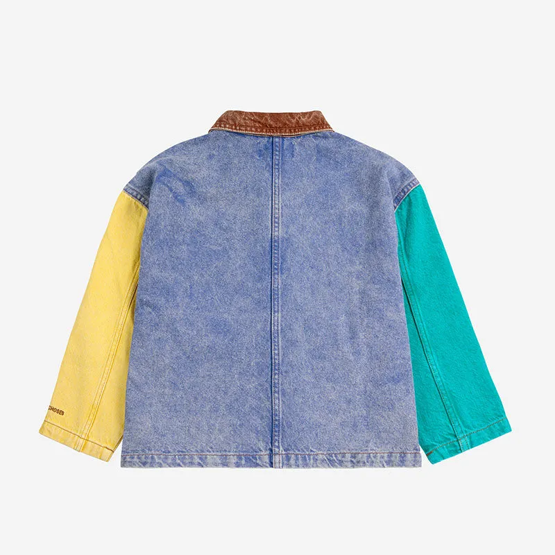 Bobo Choses - Colour block denim jacket