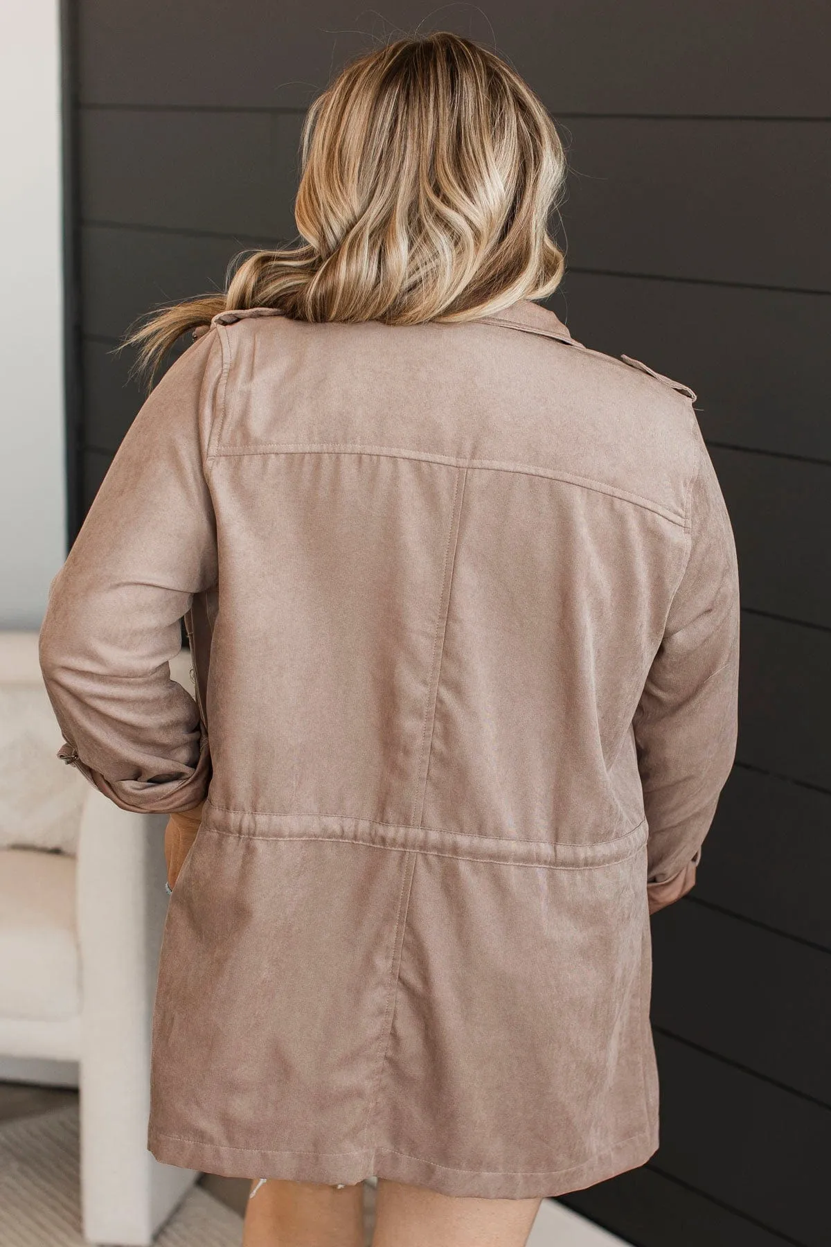 Bon Voyage Cargo Utility Jacket- Taupe