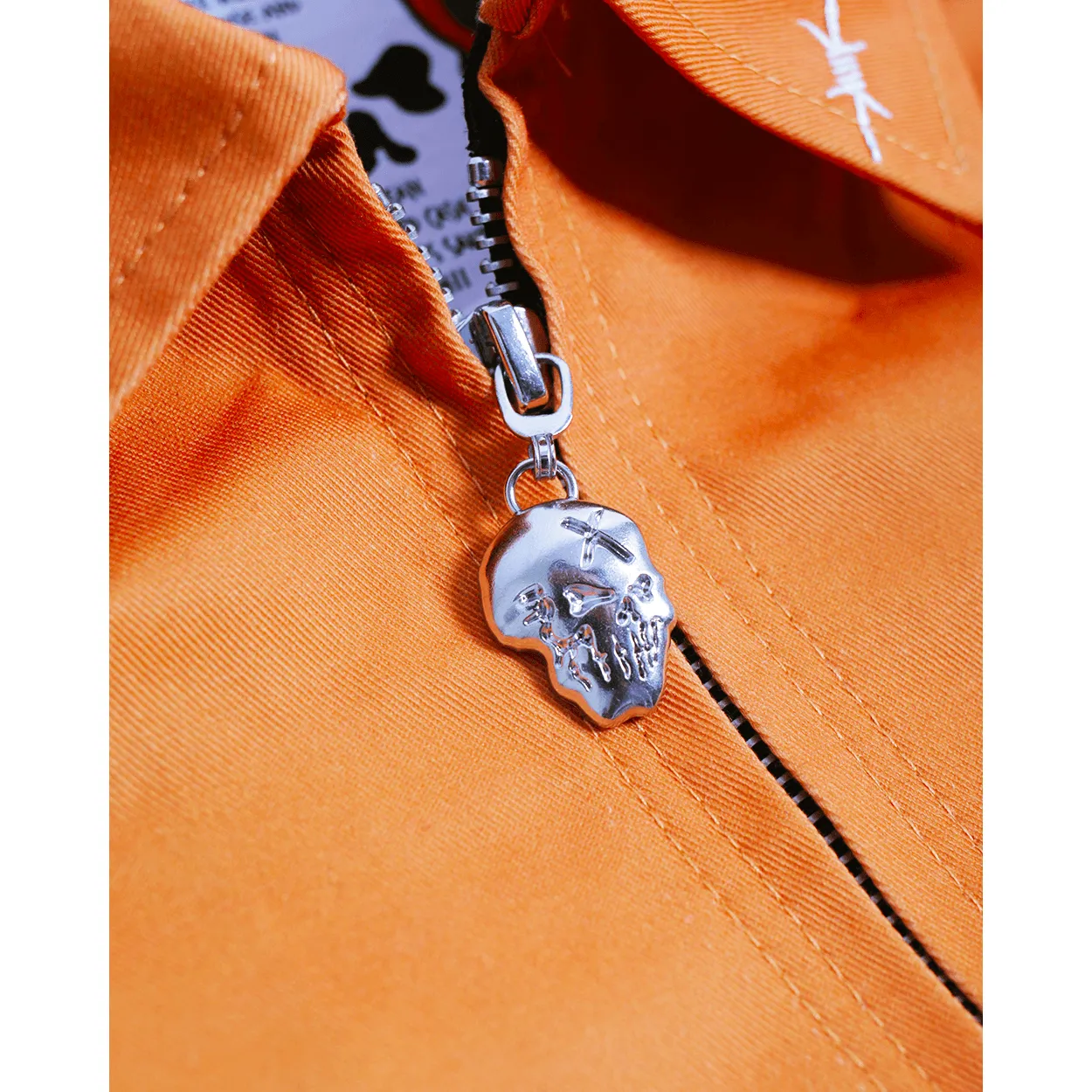 BRAND X ITS HOT IN THE VALLEY WORK YOUTH JACKET (ORANGE)