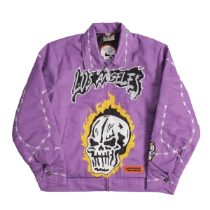 BRAND X LOS ANGELES BEAST WORK JACKET (PURPLE)
