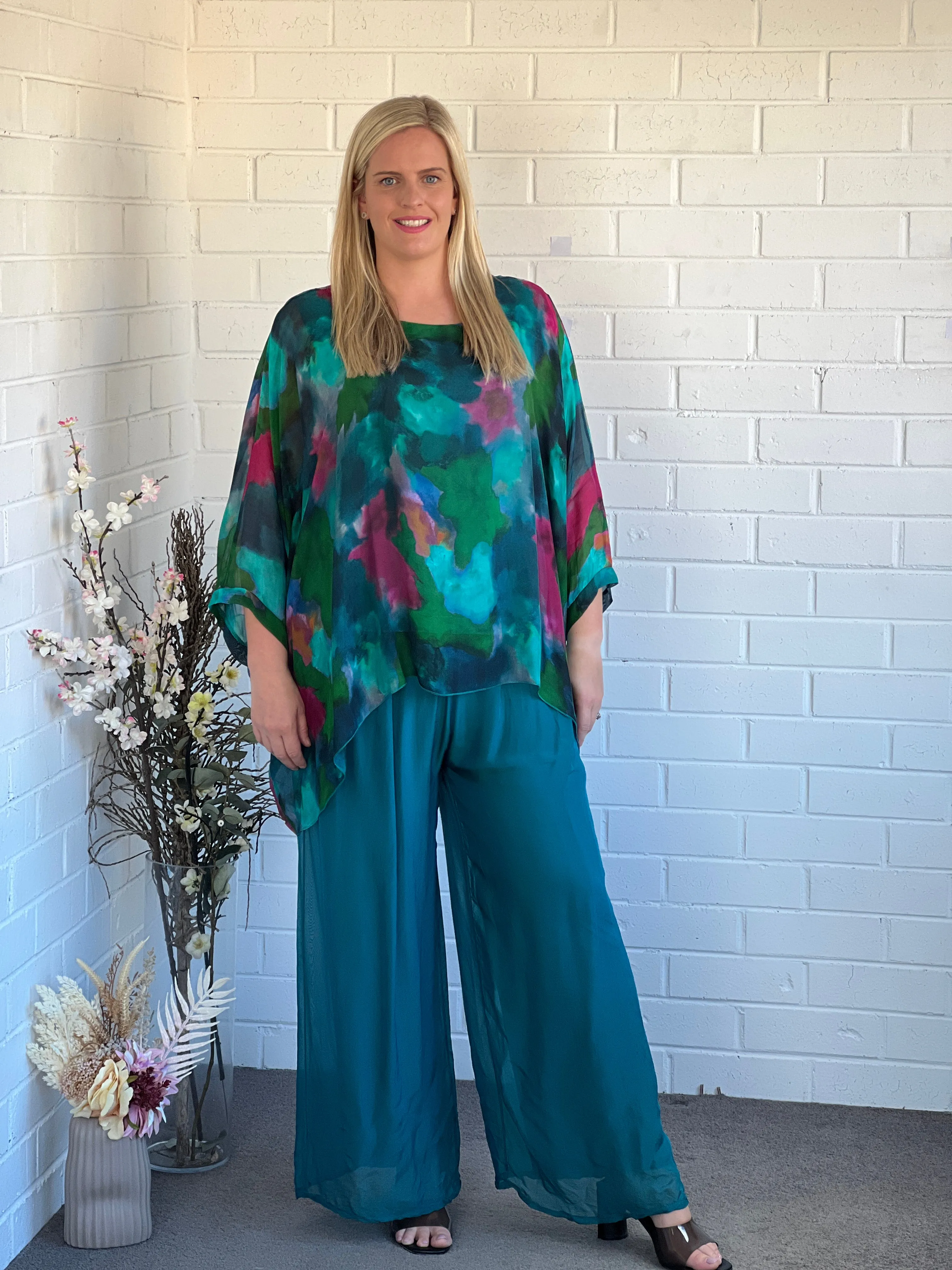 Brax Forest Silk Top