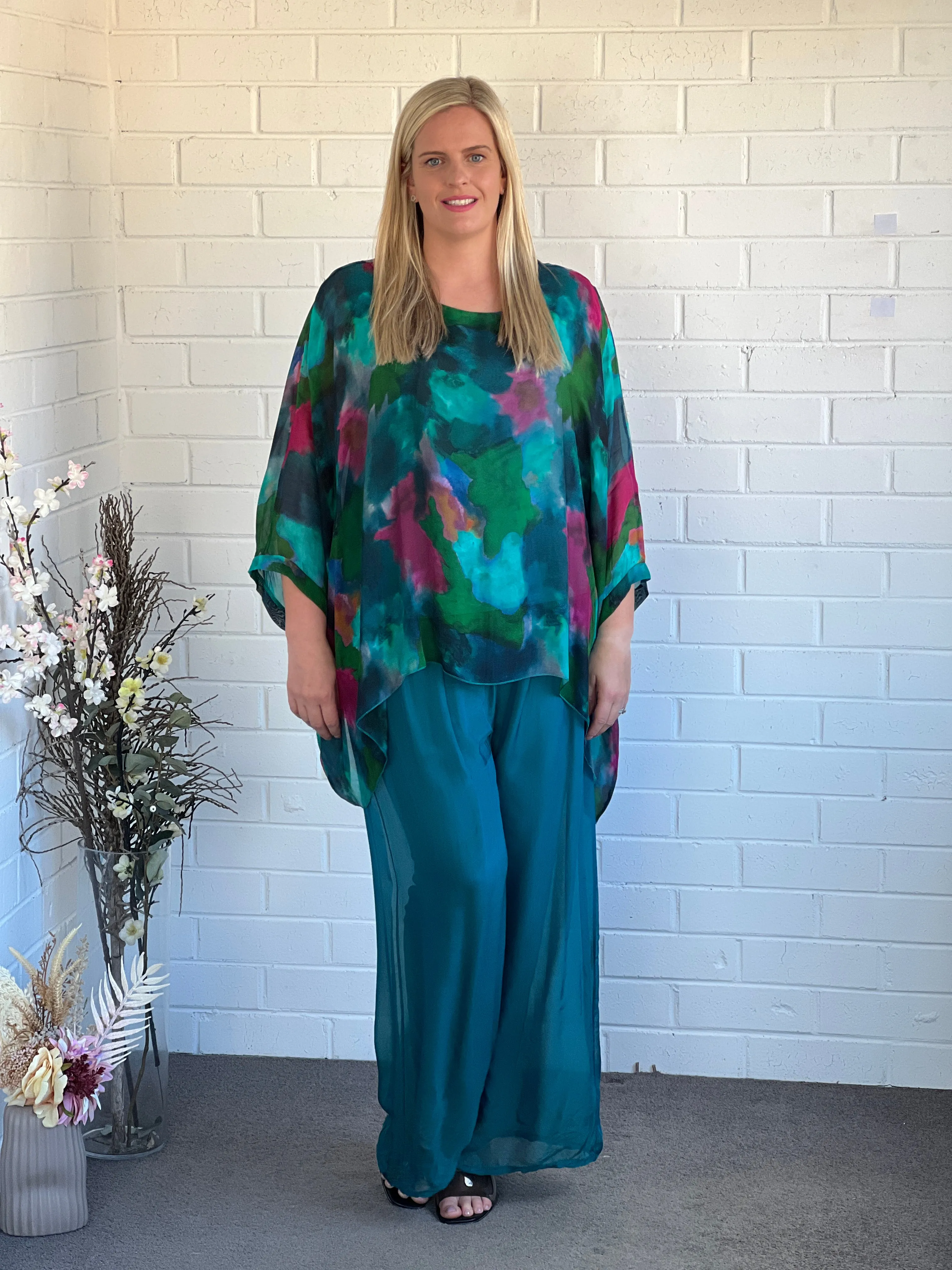 Brax Forest Silk Top