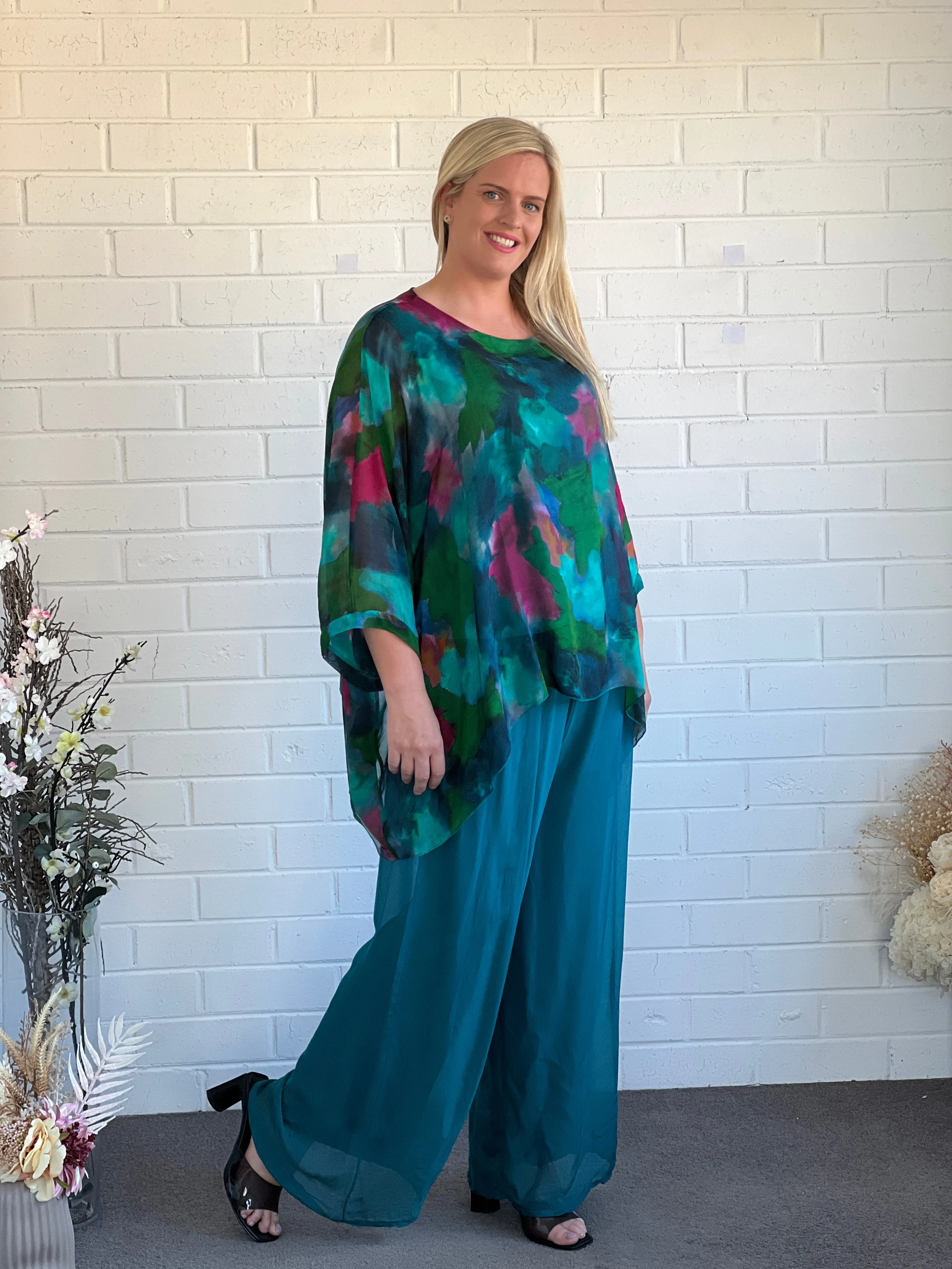 Brax Forest Silk Top