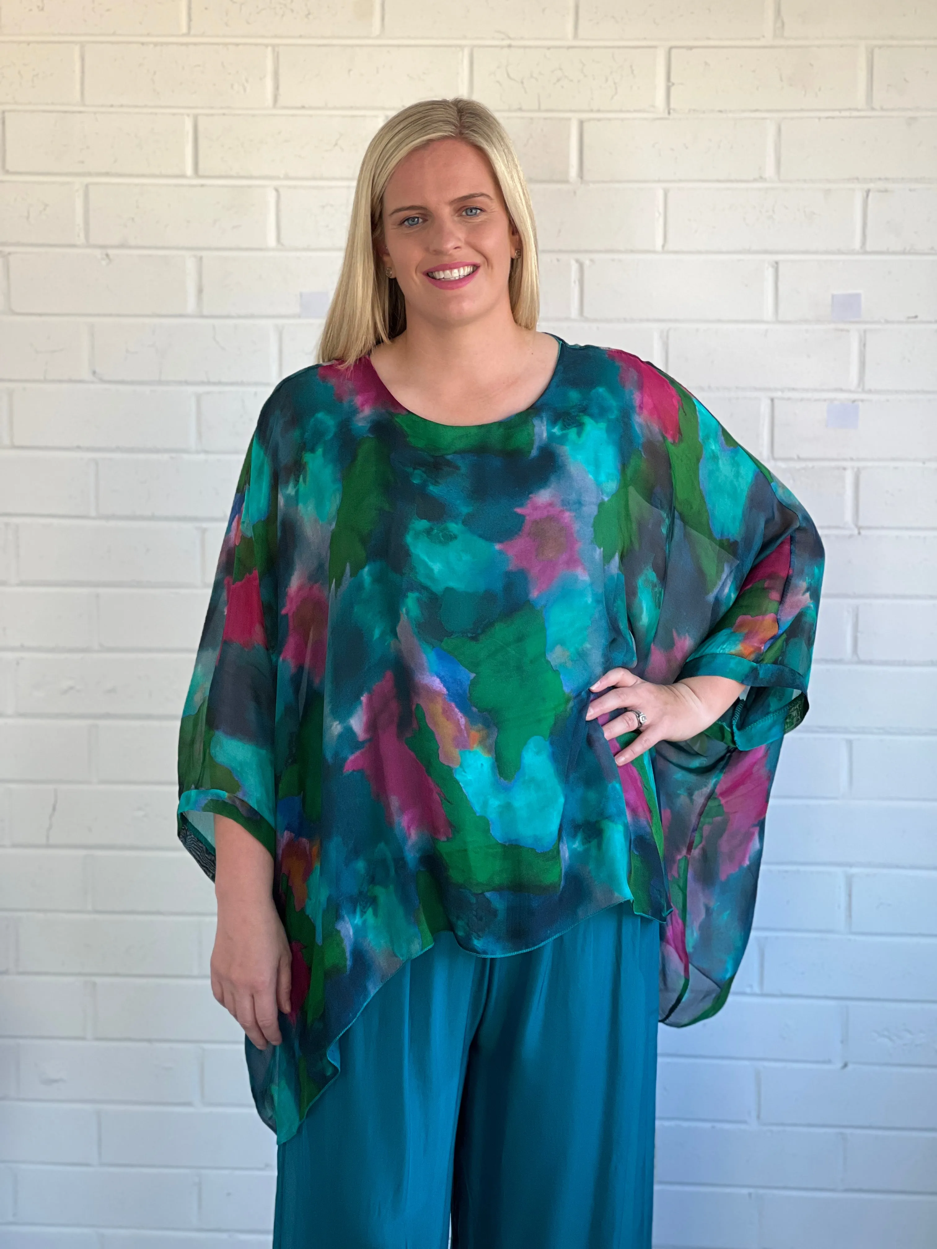 Brax Forest Silk Top