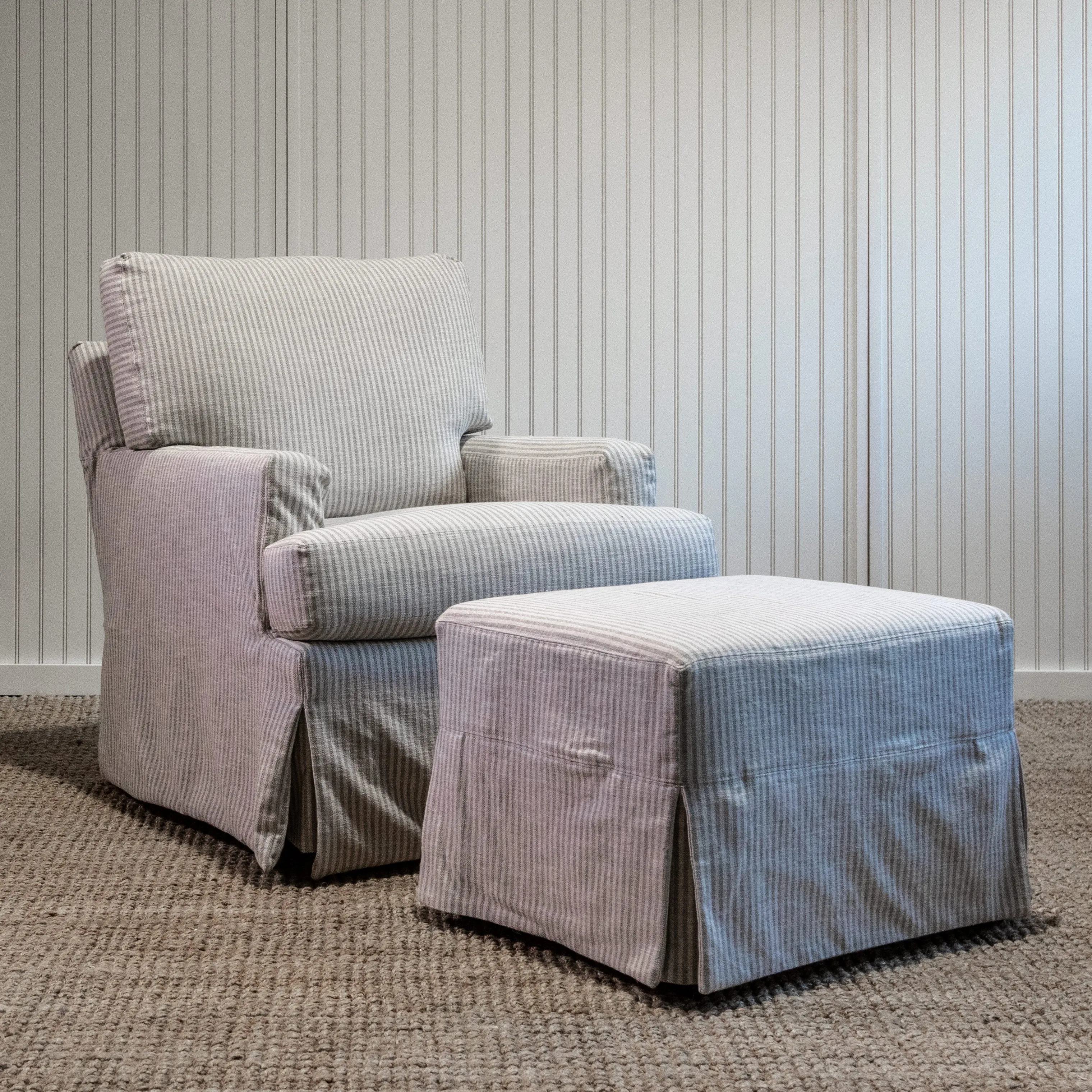 Briar Swivel Glider - Slipcovered