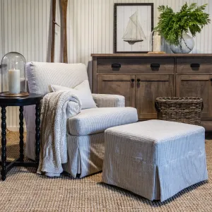 Briar Swivel Glider - Slipcovered