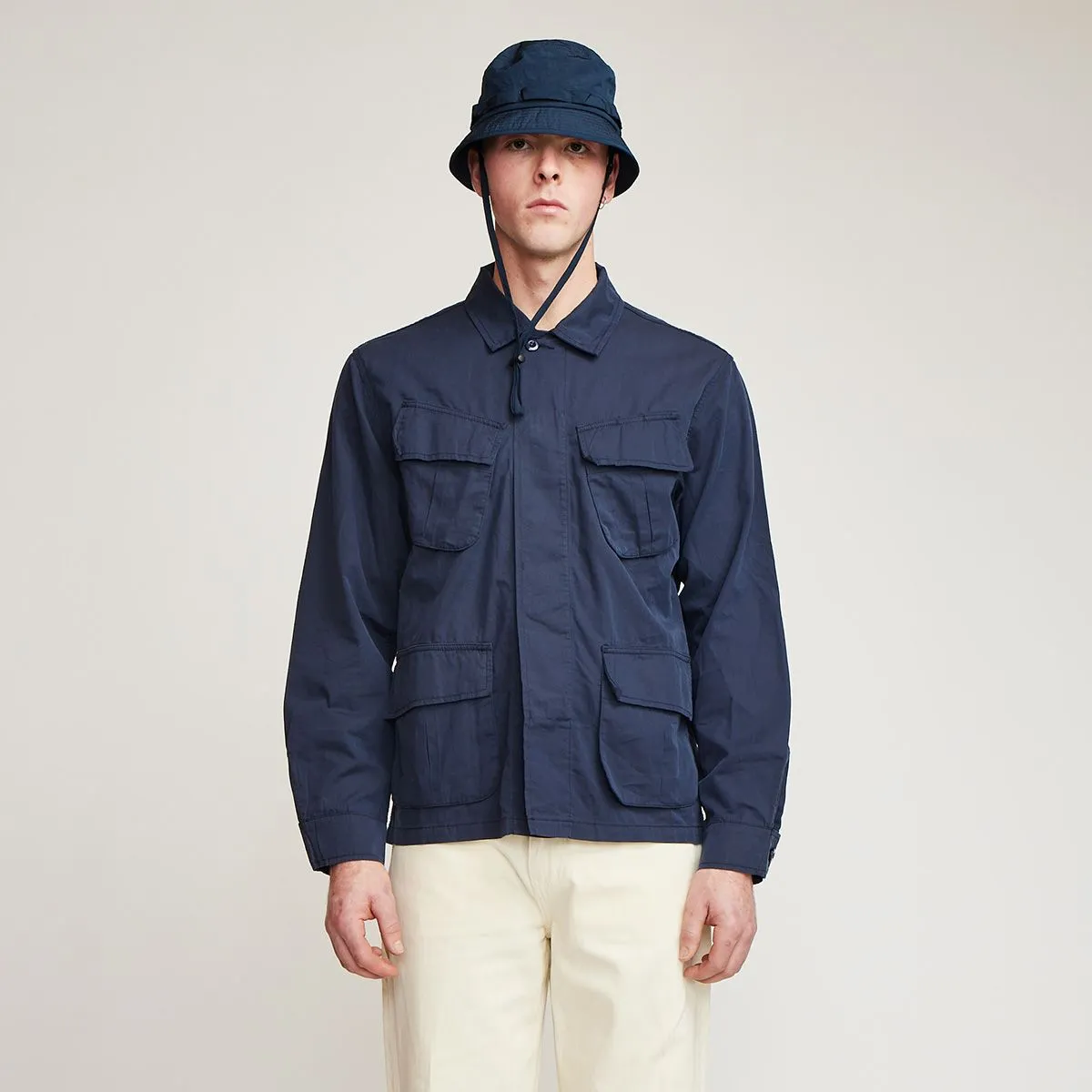 Brotherwolf Utility Jacket - Navy Blue