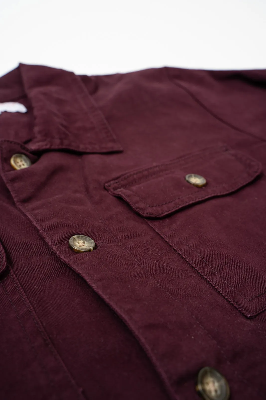 Burgundy Utility Jacket